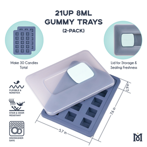 Magical 21UP 8ml Gummy Tray - 2 Pack